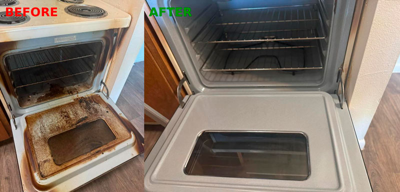 Oven Before & After