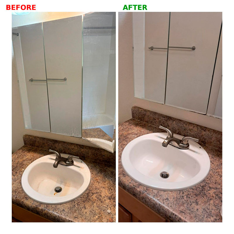 Sink Before & After
