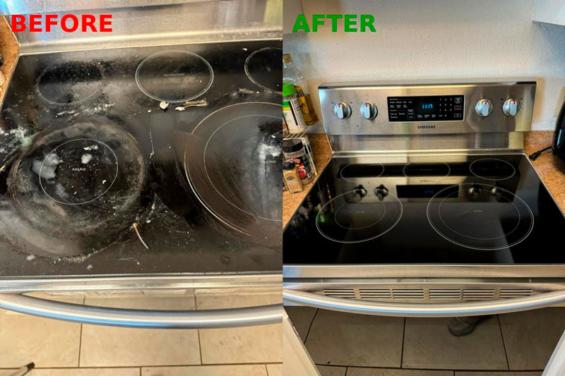 Stove Before & After